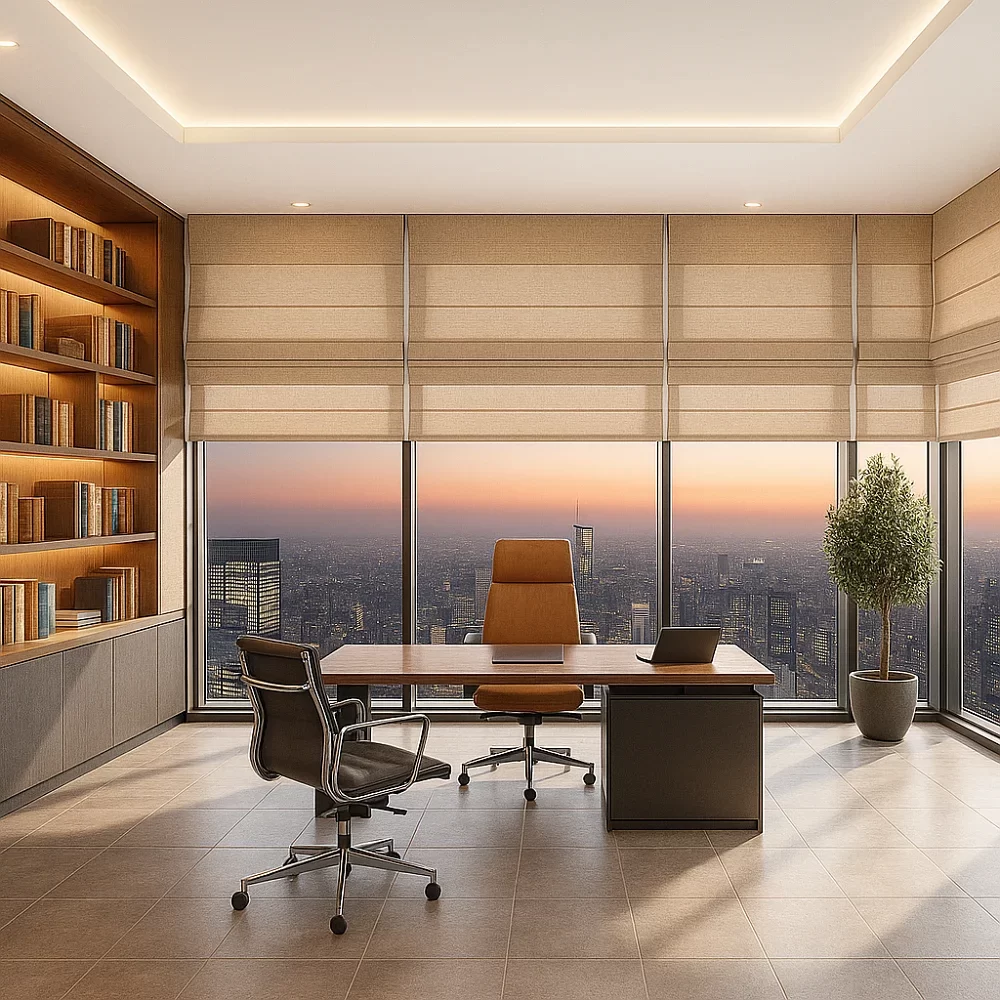 Roman Blinds Commercial