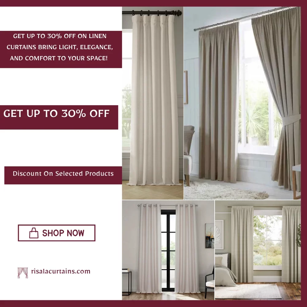 linen curtains